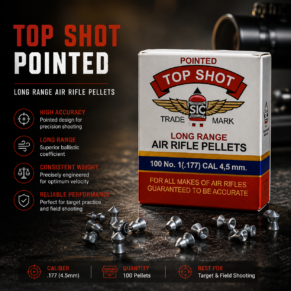 Air Rifle Pellets .177 (4.5mm) - Long Range Shooting Performance || Gunguru.in