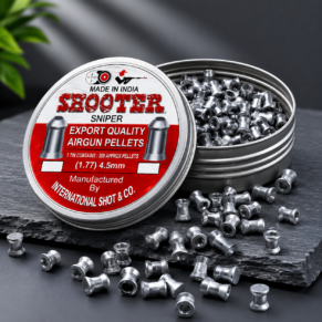 APOLO Domed Airgun Pellets 4.5mm .177 500 Pellets Premium Accuracy Shooting Pellets