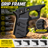 Premium Polymer Demo Grip Mark 2 | Textured Ergonomic Grip || holsetr.in