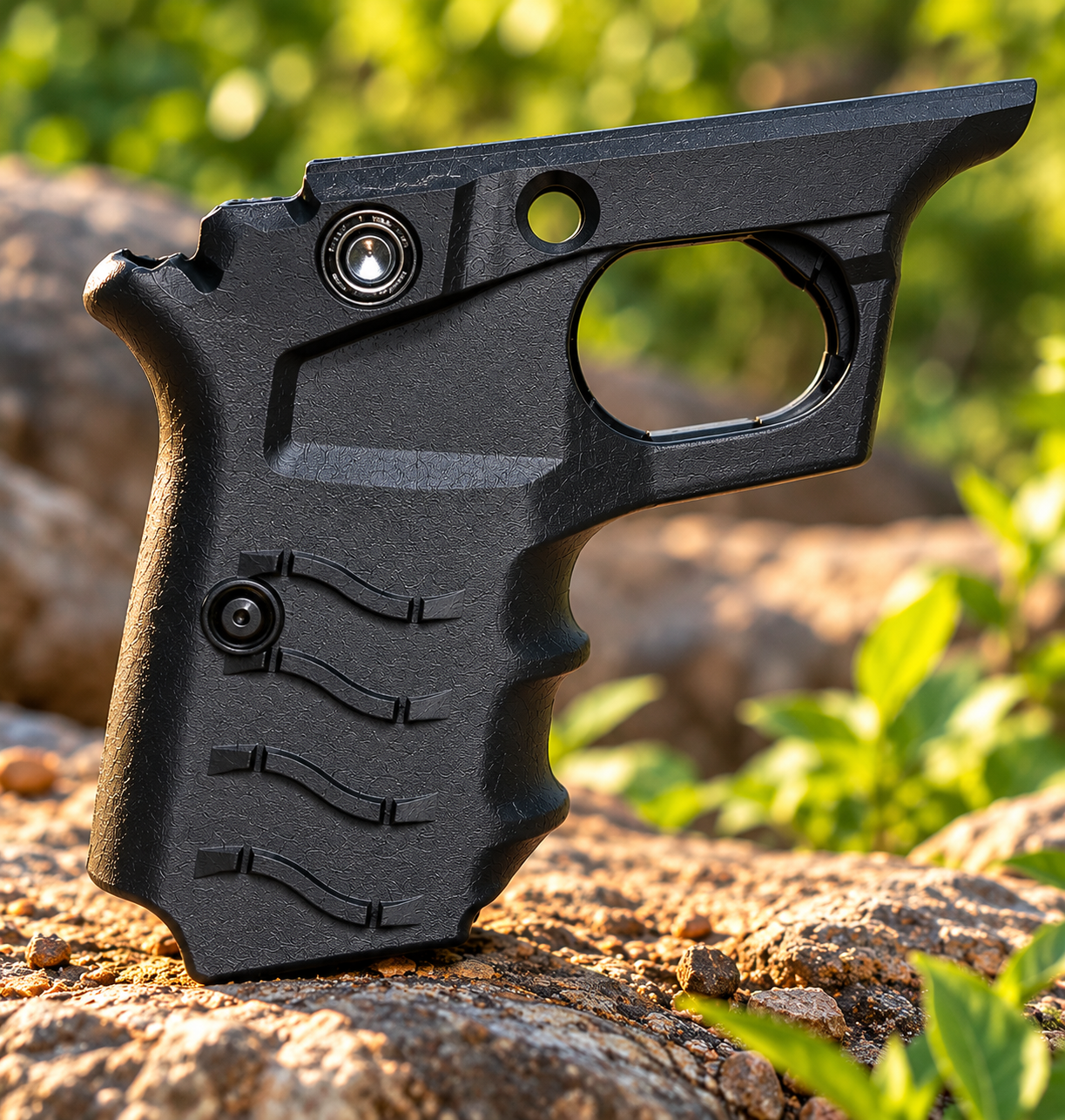 Premium Polymer Demo Grip Mark 2 | Textured Ergonomic Grip || holsetr.in